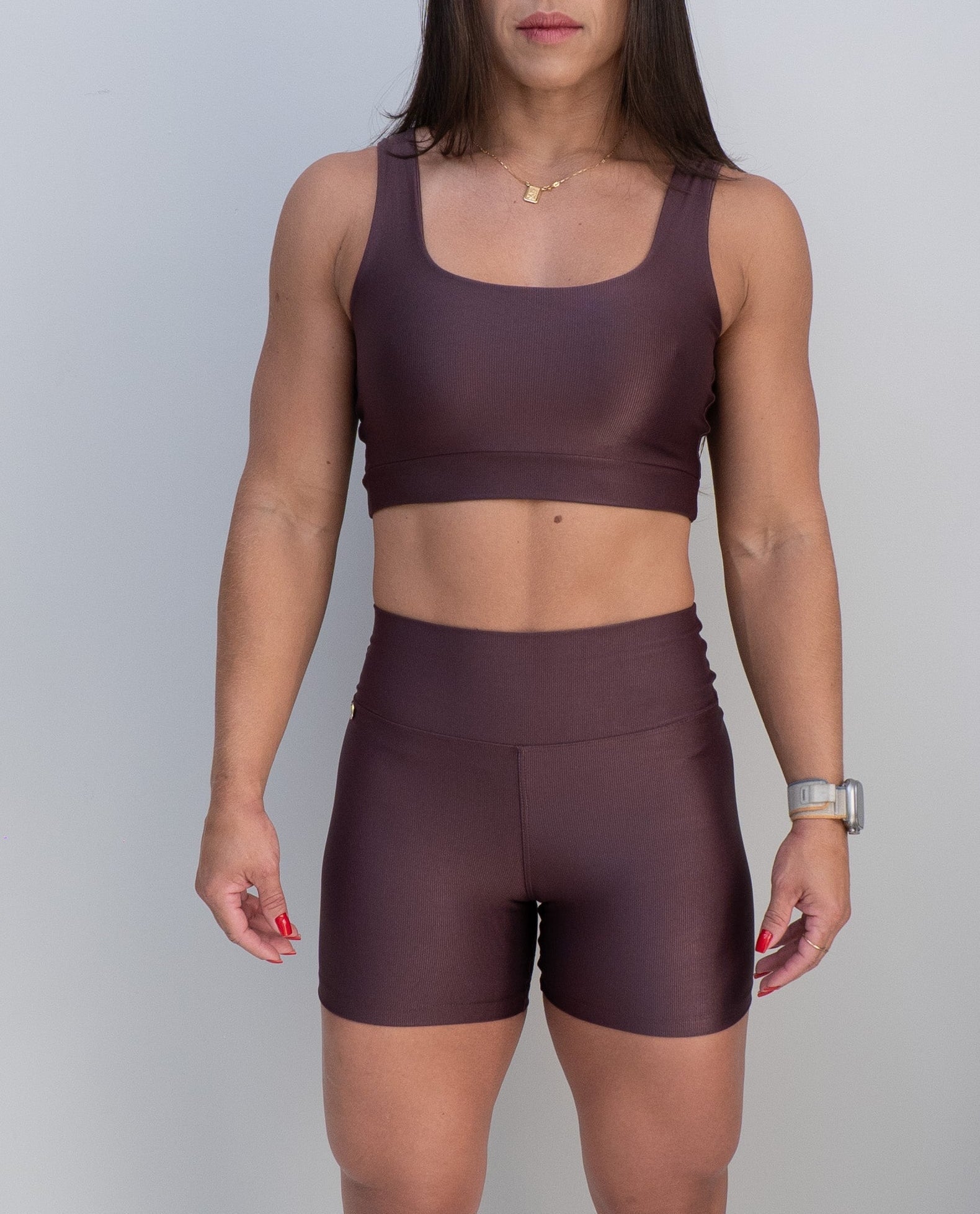 Conjunto Short Meia Coxa + Top Capri