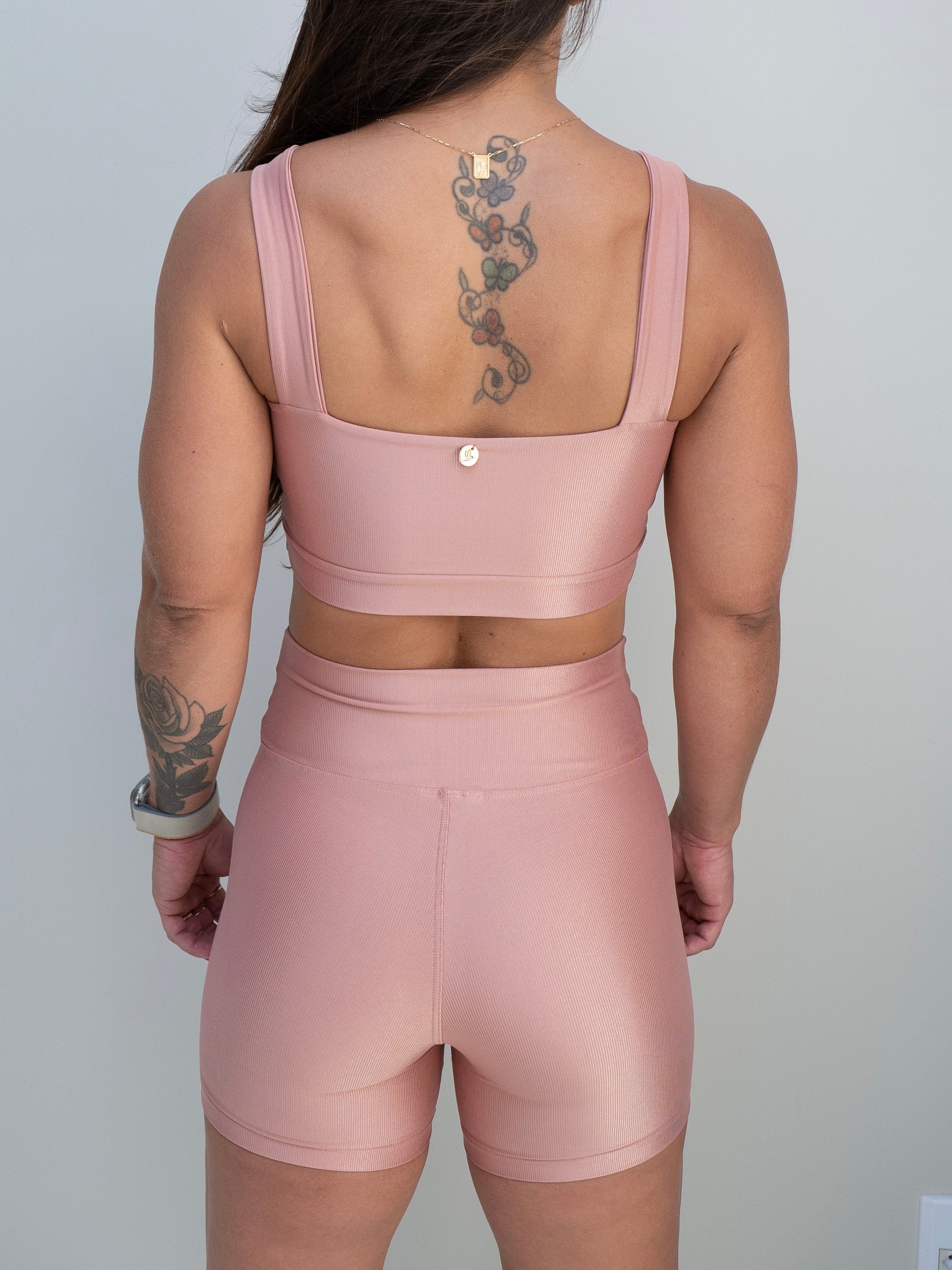 Conjunto Short Meia Coxa + Top Capri