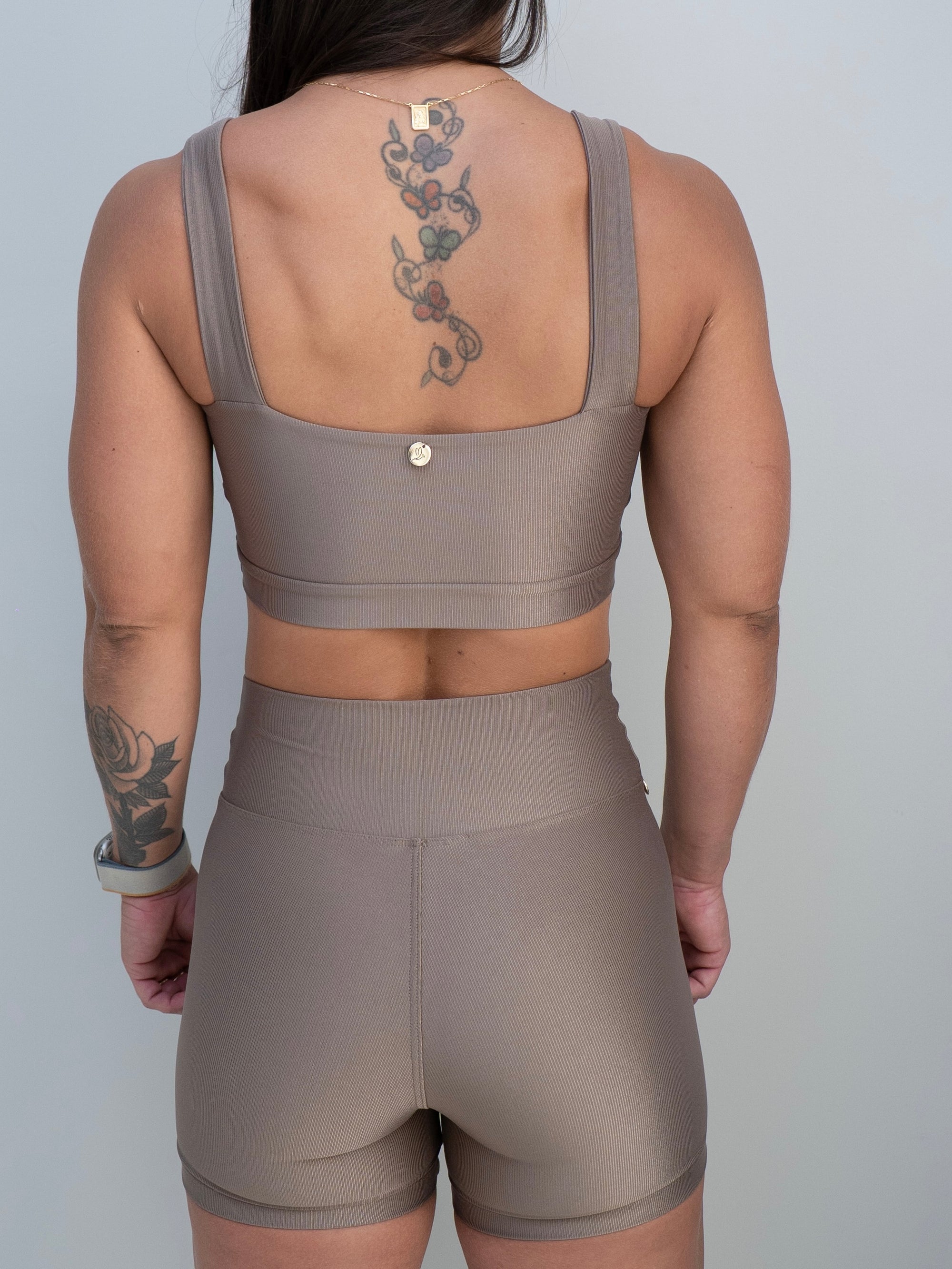 Conjunto Short Meia Coxa + Top Capri