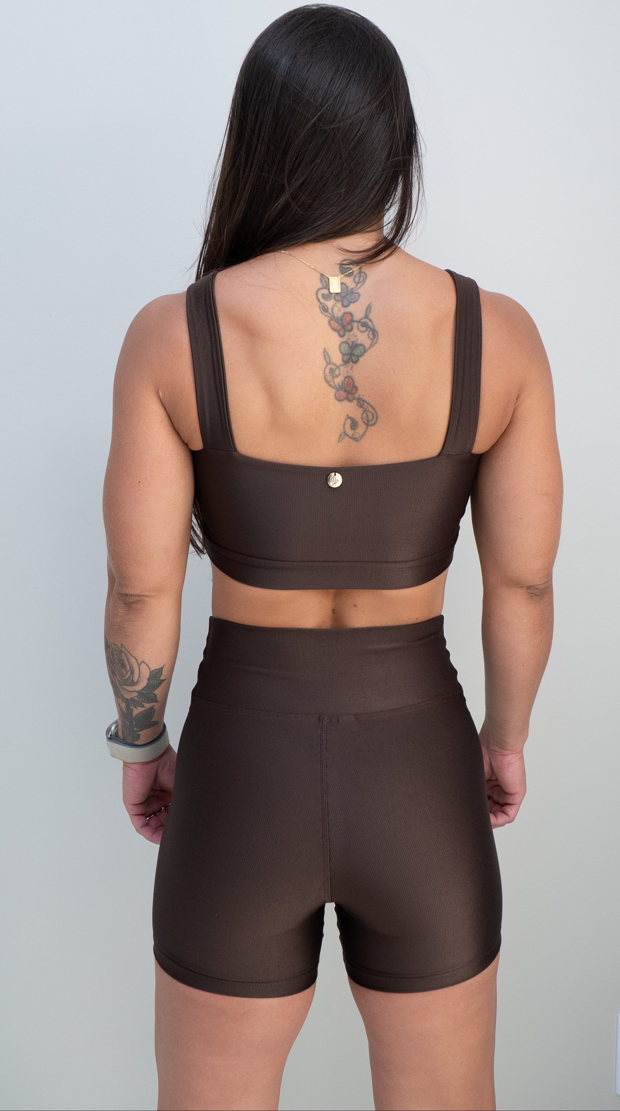 Conjunto Short Meia Coxa + Top Capri