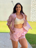 Conjunto Corta Vento + Short Duplo