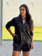 Conjunto Corta Vento + Short Duplo